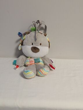 Bright Starts Taggie Puppy. Fair Condition. 12 Inches. Sensory Toy.